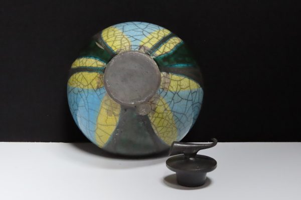 - TIM ANDREWS - Sancai Collection Lidded Curling Piece  (TA102) SOLD - Image 4