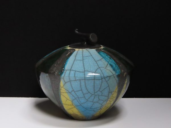- TIM ANDREWS - Sancai Collection Lidded Curling Piece  (TA102) SOLD - Image 3