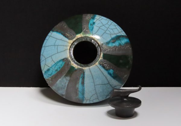 - TIM ANDREWS - Sancai Collection Lidded Curling Piece  (TA102) SOLD - Image 2