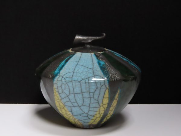 - TIM ANDREWS - Sancai Collection Lidded Curling Piece  (TA102) SOLD