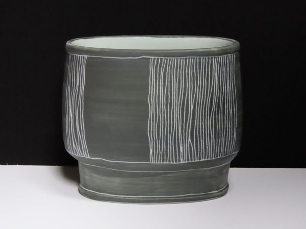 - TIM ANDREWS - Song Collection Porcelain Oval Footed piece  (TA105)