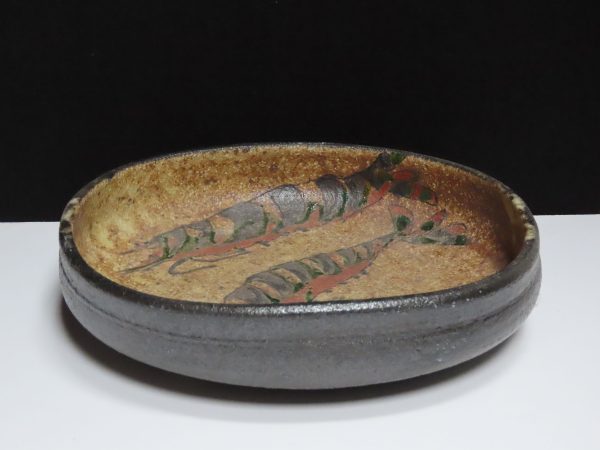 TADAMI HIROTA Low Squared Dish with Shrimp (TH511)